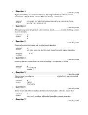 Edco Quiz Docx Question Out Of Points By The Late S