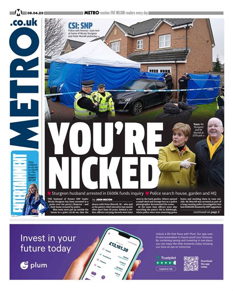 Metro Front Page 6th Of April 2023 Tomorrows Papers Today