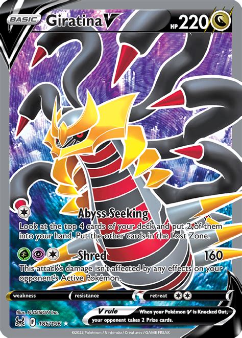 Giratina V Lost Origin Pokemon Card Pikawiz