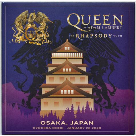 Queen And Adam Lambert Live In Osaka The Rhapsody Tour 2020 2cd Set