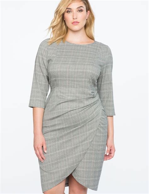 Appealing Designs For Eloquii Plaid Dress Plus Size Clothing Plus