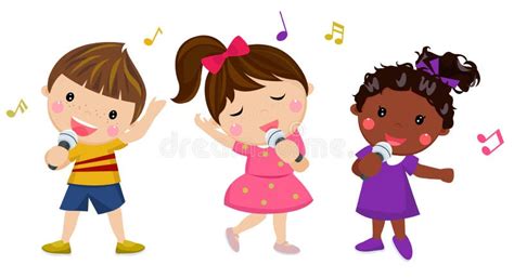 Children Singing Stock Illustrations – 5,776 Children Singing Stock ...