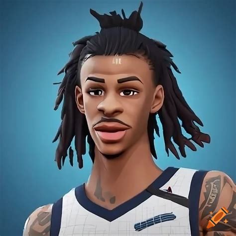 Close Up Of Ja Morant As A Fortnite Skin On Craiyon