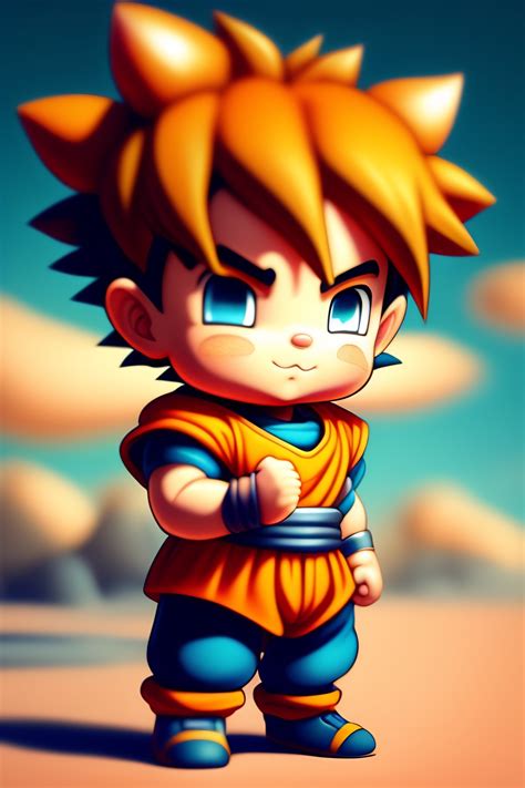 Lexica Cute And Adorable Cartoon Goku Baby Fantasy Dreamlike