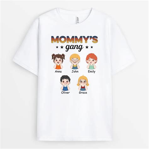 Personalized Mommy S Gang T Shirt Personal House