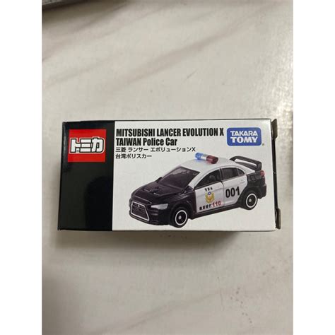 Tomica 三菱 Mitsubishi Lancer 會場 限定 台灣警車全新未拆） 蝦皮購物