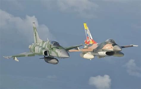 Venezuelan Air Force F-16 and Brazilian Air Force F-5 in