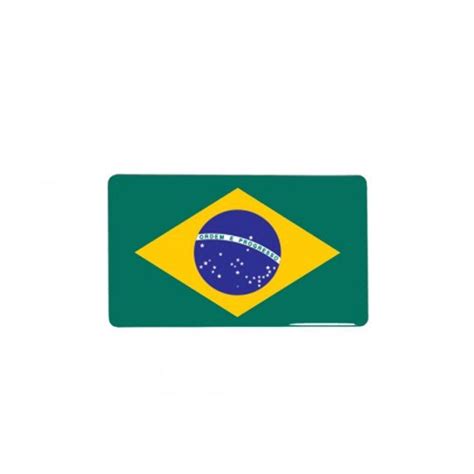 Adesivo Bandeira Resinada X Brasil Submarino