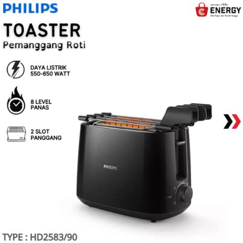 PHILIPS TOASTER HD-2583/90 - Energy Bali