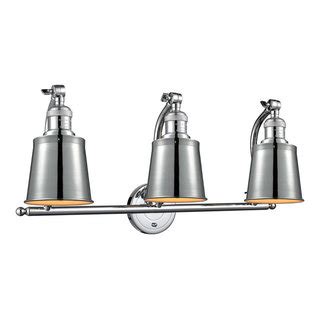 Franklin Restoration Addison 3 Light Bathroom Vanity Light Polished