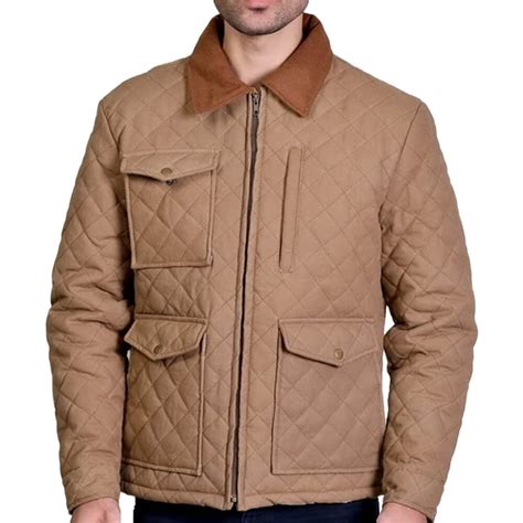 John Dutton Quilted Jacket Yellowstone Season Jacket