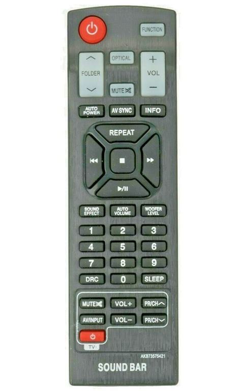 Sound Bar Remote Akb Replaced For Lg Soundbar Nb Anb Nb B