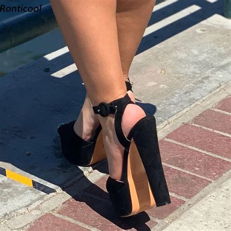 Ronticool Sandalias Con Plataforma Para Mujer Zapatos Elegantes De Tac