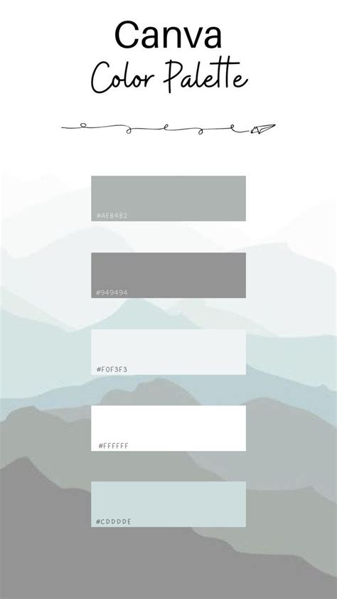 Canva Color Palette Skema Warna Palet Warna Inspirasi Warna