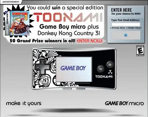 Nintendo Game Boy Micro Toonami Console - Consolevariations