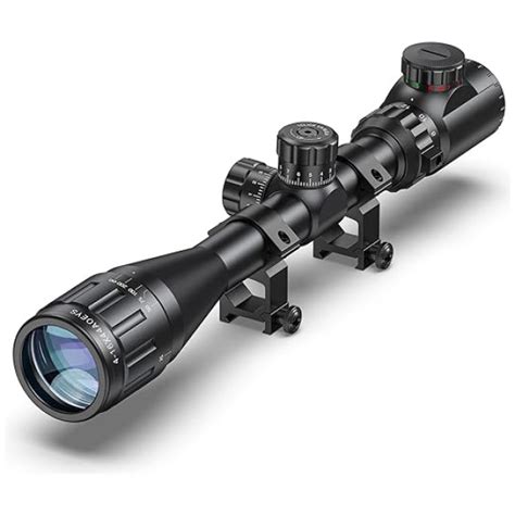 Cvlife X Tactical Rifle Scope Red And Green Illuminated Built Gun