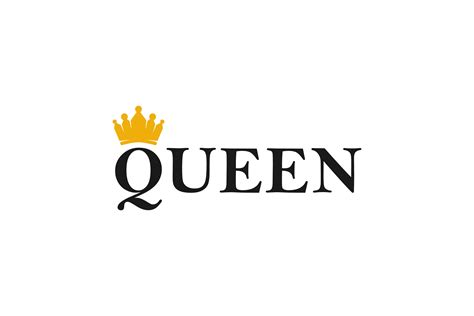 Luxury Queen Logo With Crown Design Grafik Von Artkulo · Creative Fabrica