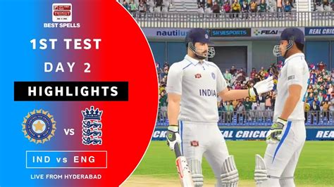 India Vs England 1st Test Day 2 Highlights England Tour Of India