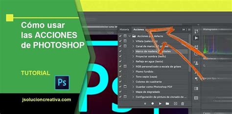 Cómo usar las ACCIONES DE PHOTOSHOP y para qué se utilizan