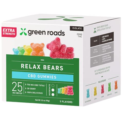 Green Roads Broad Spectrum CBD Extra Strength Relax Berries 25mg 30