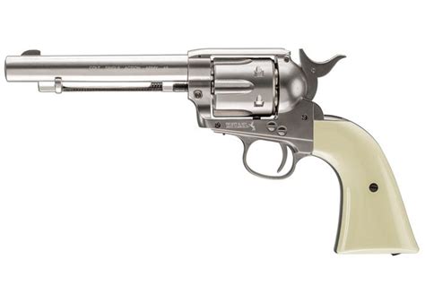 Colt Peacemaker SAA BB Revolver, Nickel | Airgun Depot