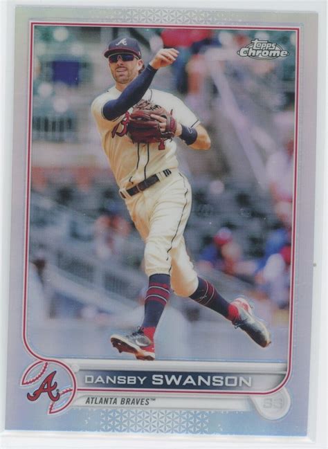 Dansby Swanson Topps Chrome Refractor Ebay