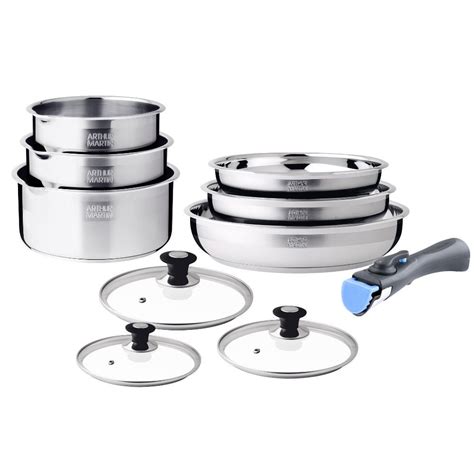 Shop Story Am Batterie De Cuisine Inox Pi Ces Arthur Martin