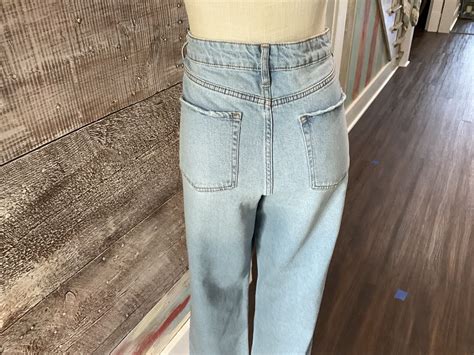 Women S Super High Rise Wide Leg Baggy Jeans Wild F Gem