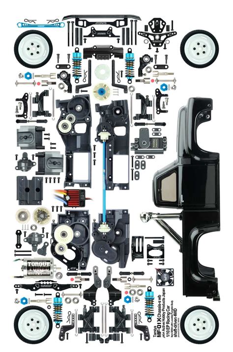 Radio Control Rc Car Parts Diagram