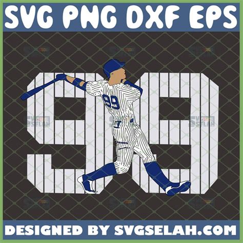 Aaron Judge SVG, Ny New York Yankees Mlb 99 Baseball Outfielder SVG - SVG Selah