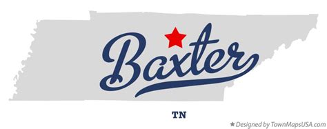 Map of Baxter, TN, Tennessee