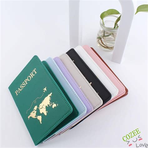 COZEE Capa Porta Passaporte De Couro PU Multifuncional Para Viagem