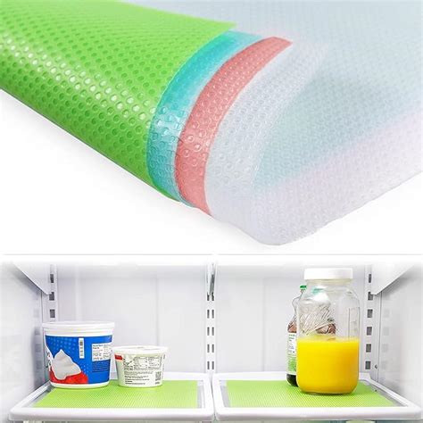 Refrigerator Liners For Shelves By Lindas Essentials 8 Pack Refrigerator Shelf