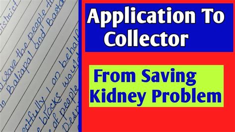 Application To Collector Collector Ko Application Kaise Likhe