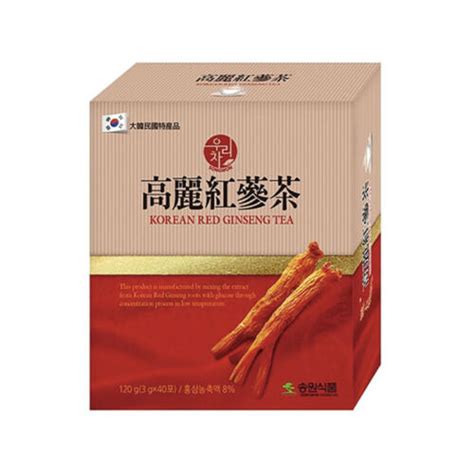 Songwon Korean Red Ginseng Tea Granule Root Bag 3g X 40ea Anti Stress