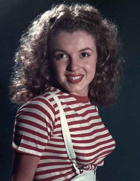 Fresh Faced Norma Jeane Photographed By David Conover Mooie Actrices