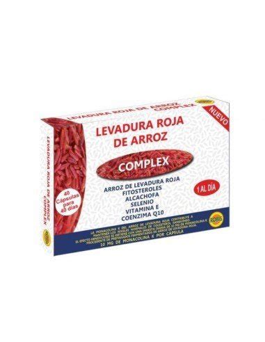 Levadura Roja De Arroz 40 Cápsulas Robis