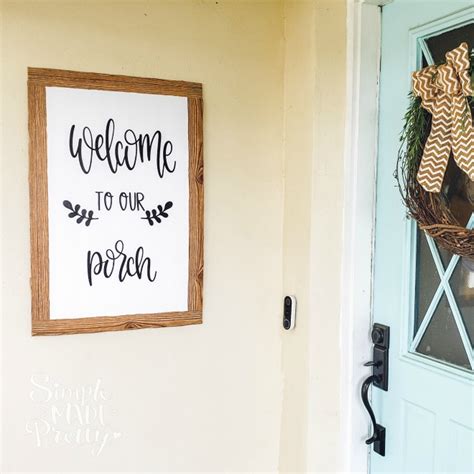 DIY Large Foam Board Farmhouse Sign - Simple Made Pretty (2024)