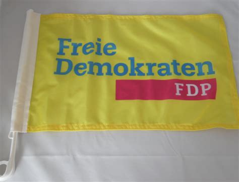 Fdp Shop Ihr Werbemittelshop F R Freie Demokraten Fdp Auto Fahne