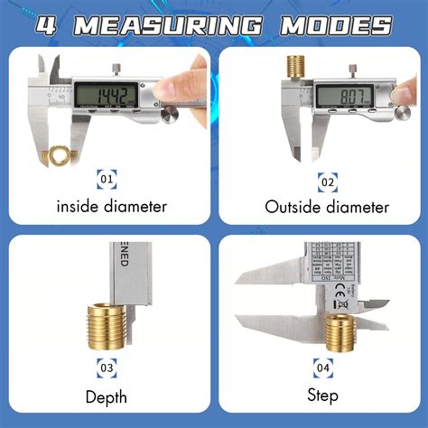 Snapklik Simhevn Digital Caliper Measuring Tool Stainless Steel