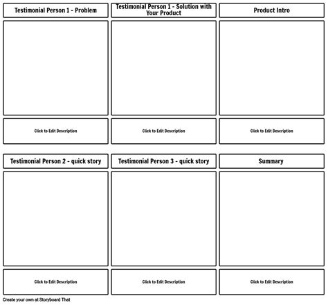 Video Production Storyboard Template - prntbl.concejomunicipaldechinu ...