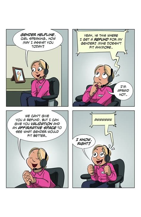 Gender Helpline Comic Book By Sophie Labelle