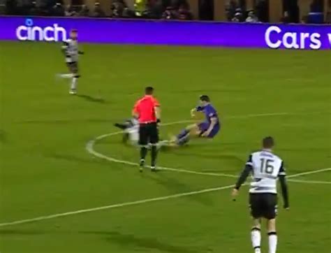 Player Escapes Red Card Despite Reckless Two Footed Tackle Right In