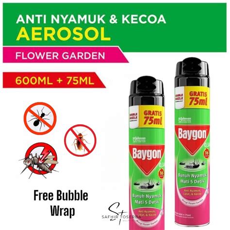 Jual Baygon Anti Nyamuk Lalat Kecoa Ml Obat Semprot Pembasmi