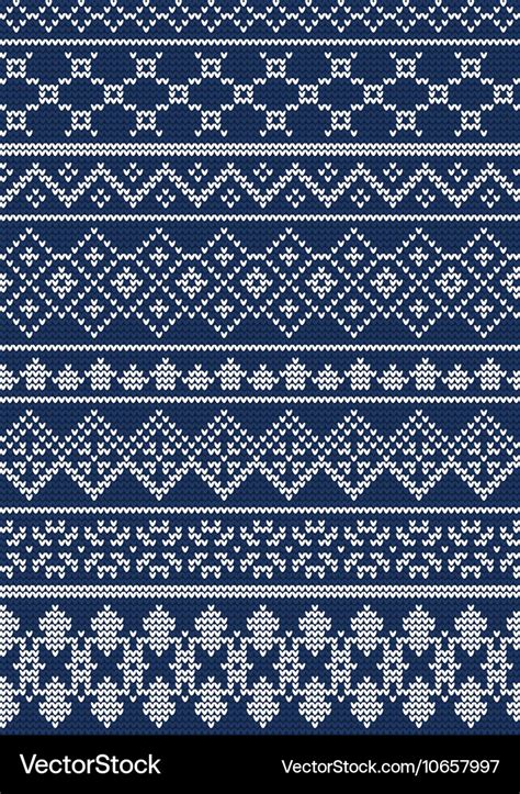 Ugly sweater pattern 1 Royalty Free Vector Image