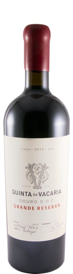 2018 Quinta Da Vacaria Grande Reserva Tinto