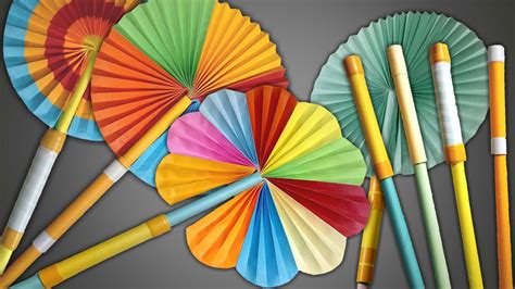 How To Make Paper Fan Magic Hand Fan Magic Paper Fan Diy Hand Fan