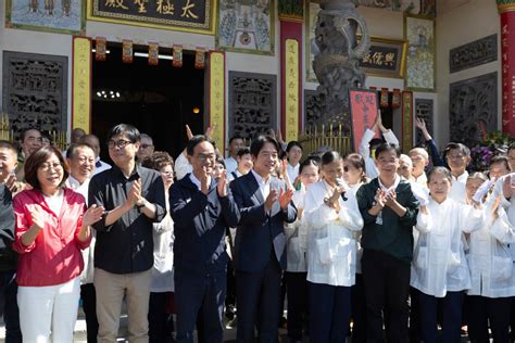 賴清德初五走訪高屏廟宇 祈求國運昌隆、人民安居樂業 蕃新聞