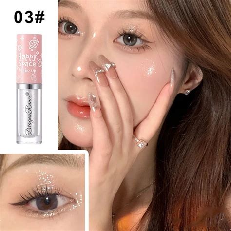 Liquid Eyeshadow Glitter Girly Eye Shadow Pearlescent Shiny Lying