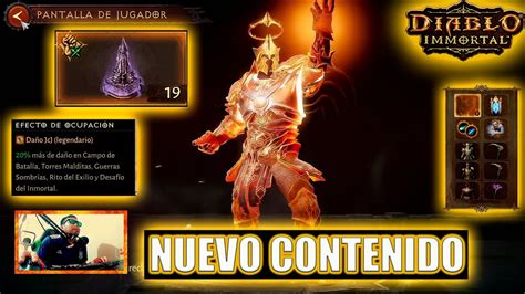 Reaccionamos Al Nuevo Contenido Diablo Immortal Nuevo Cosmetico Y